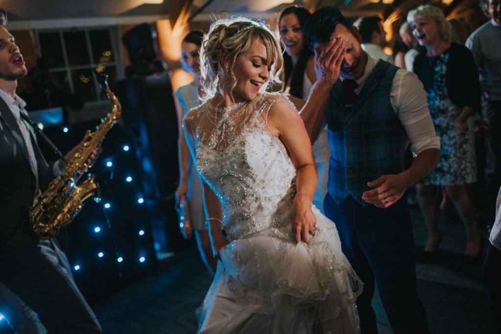 Bride's radiant smile steals the show