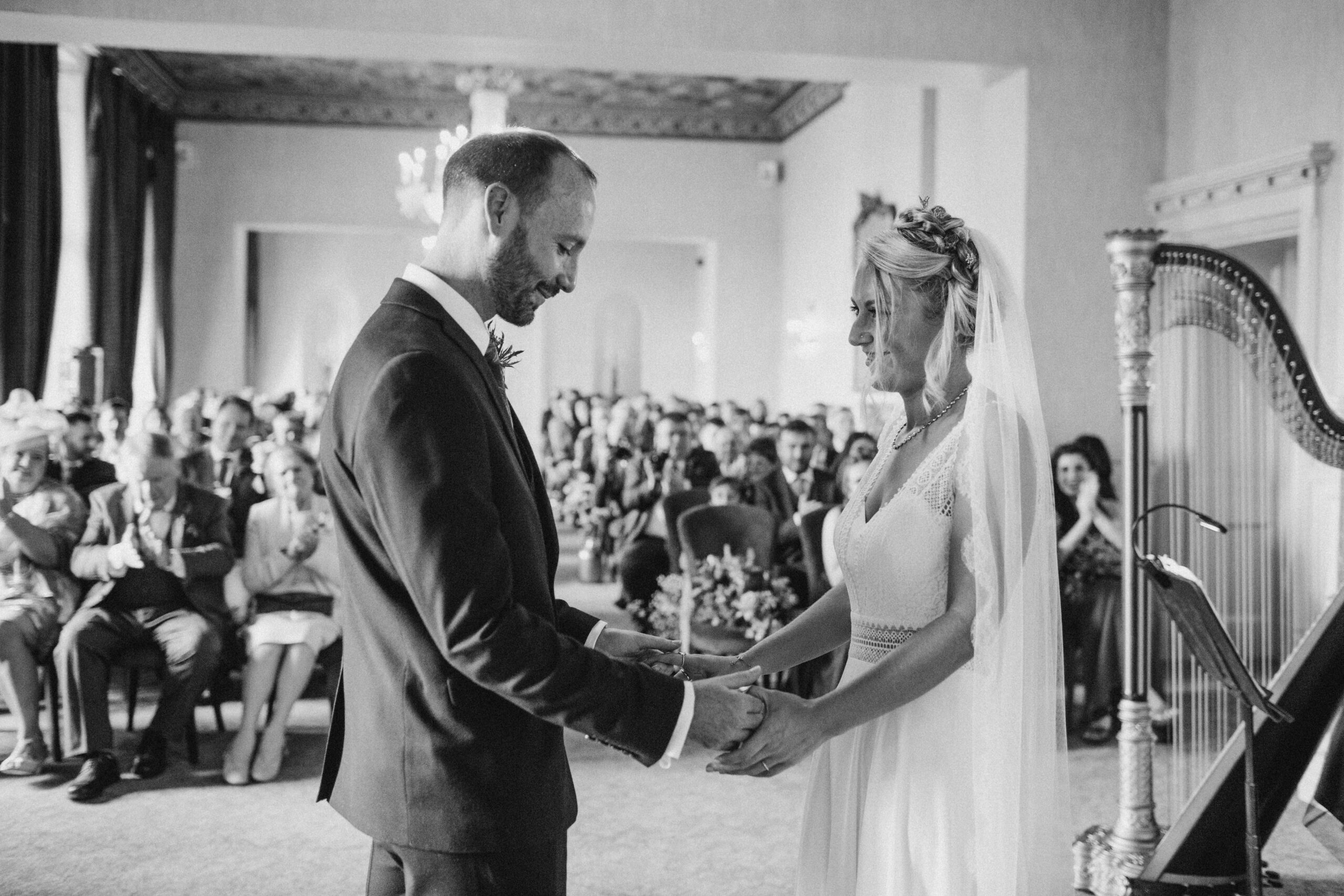 Meaningful moments unfold in a humanist wedding at Walton Hall