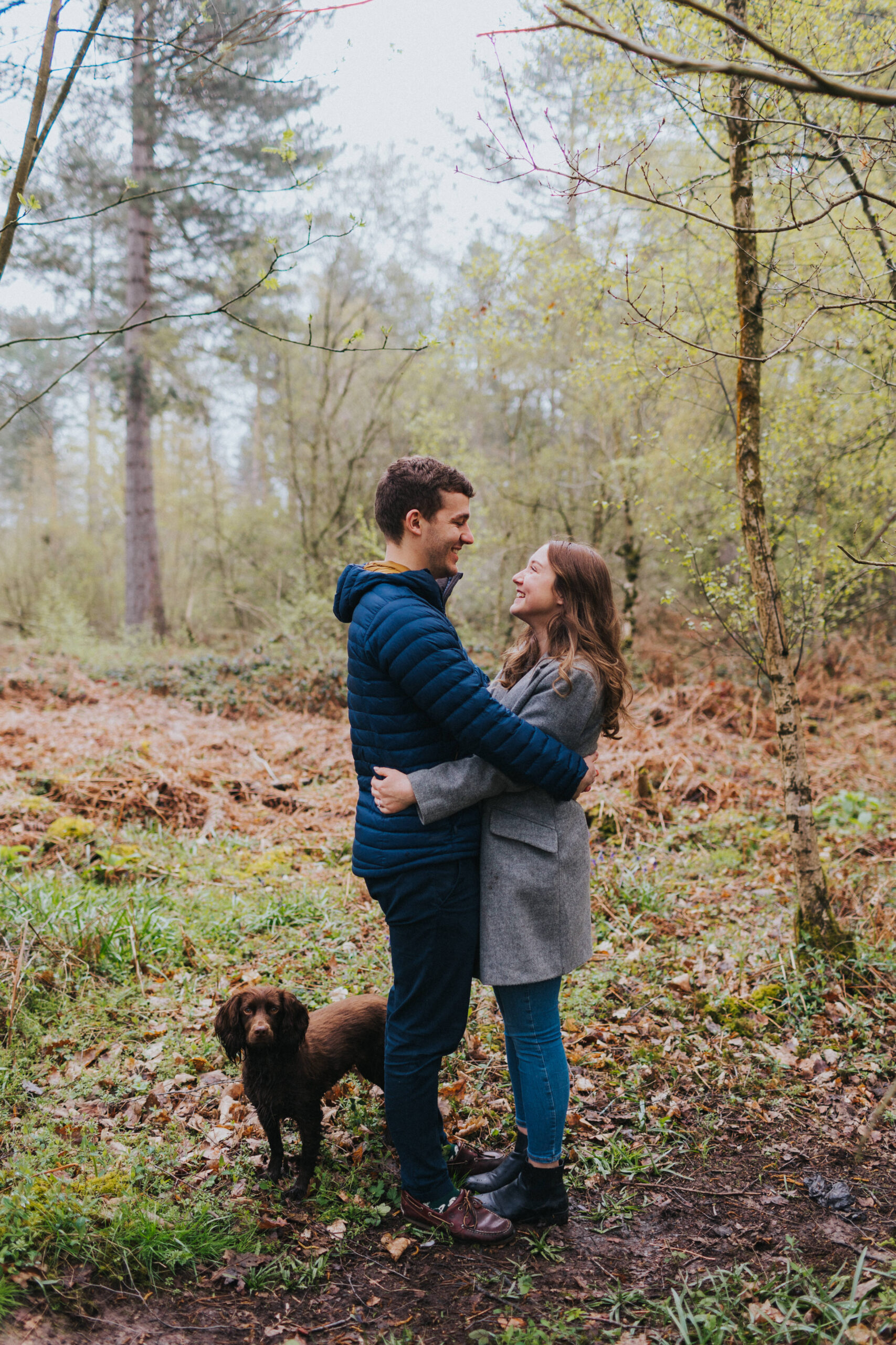 Engagement shoot capturing the love and excitement