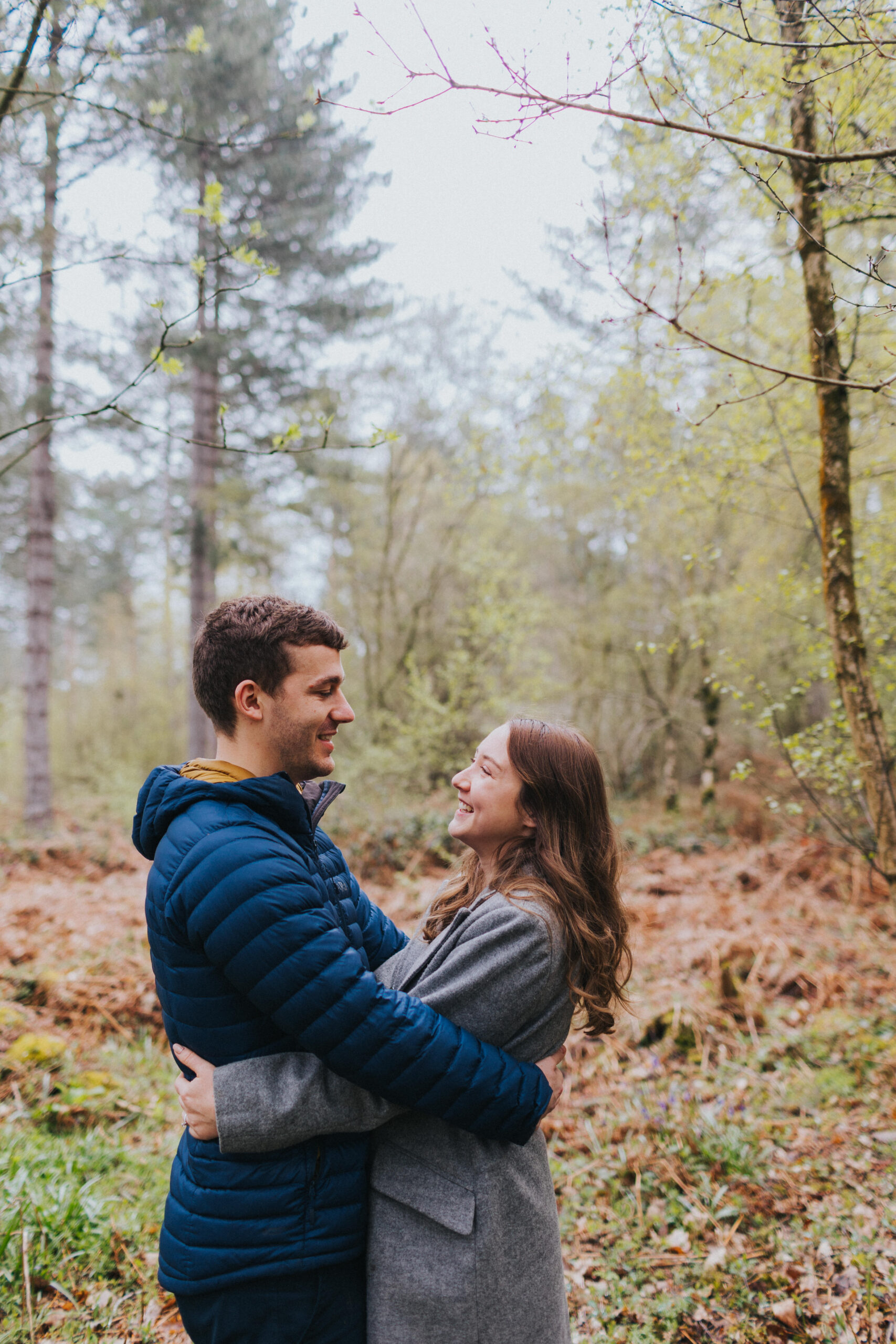 Natural light engagement shoot with Alice and Tom