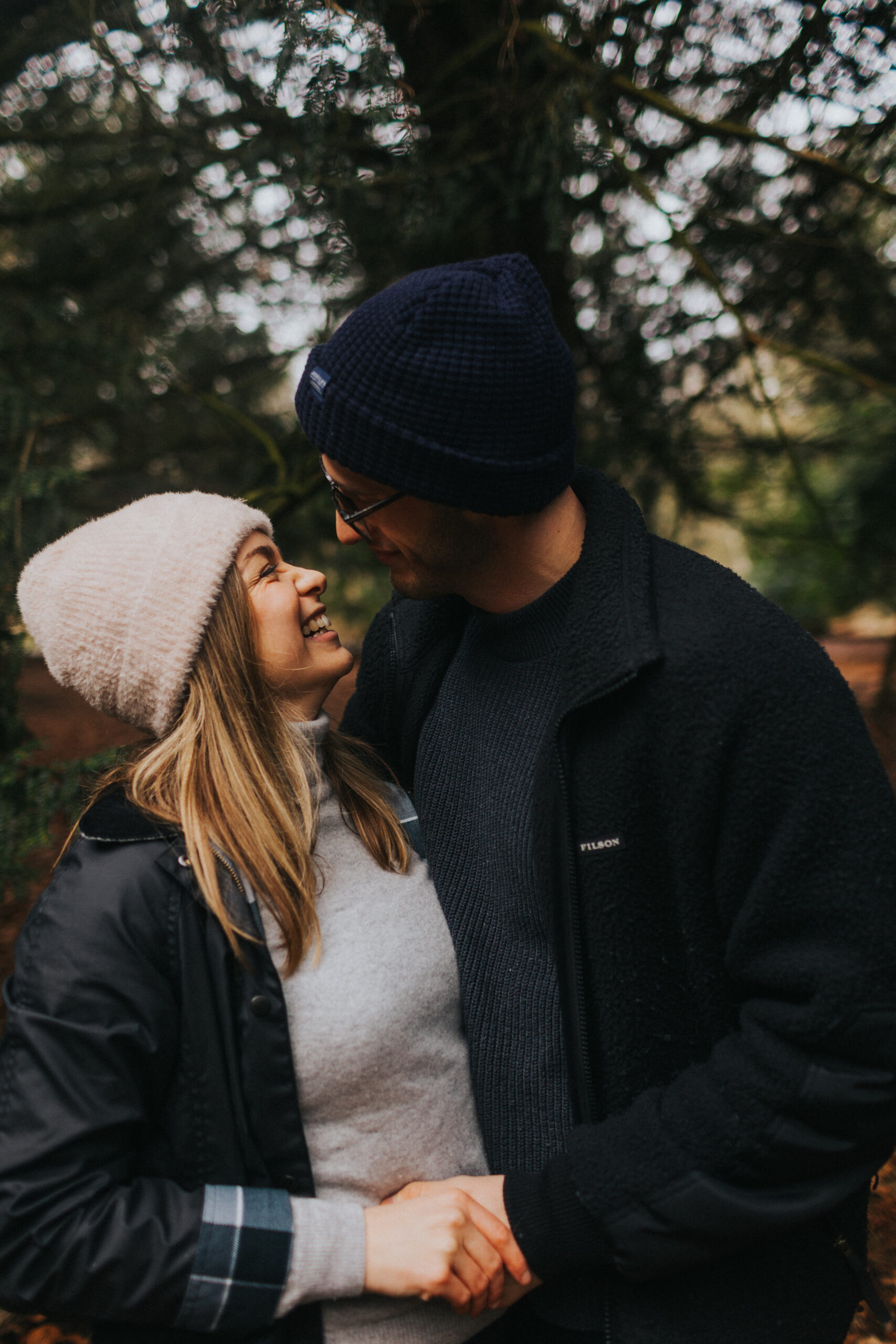 Stunning portraits of the couple captured during their engagement shoot