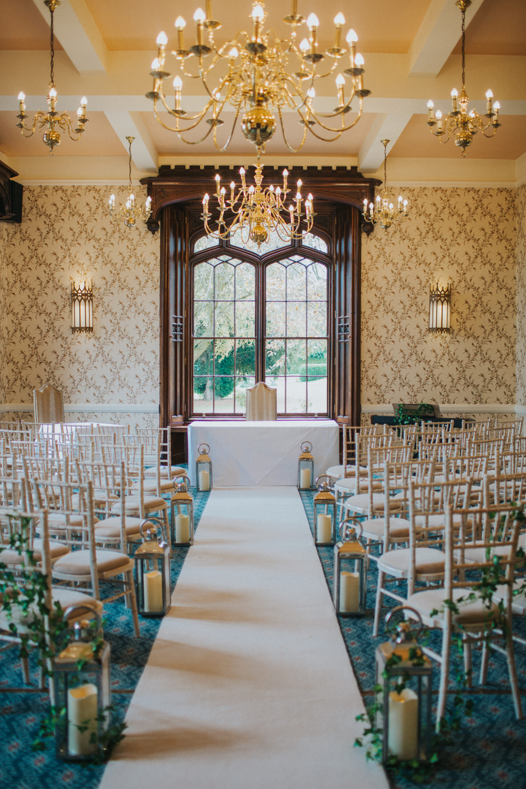 Rustic charm meets autumnal elegance at Rowton Castle