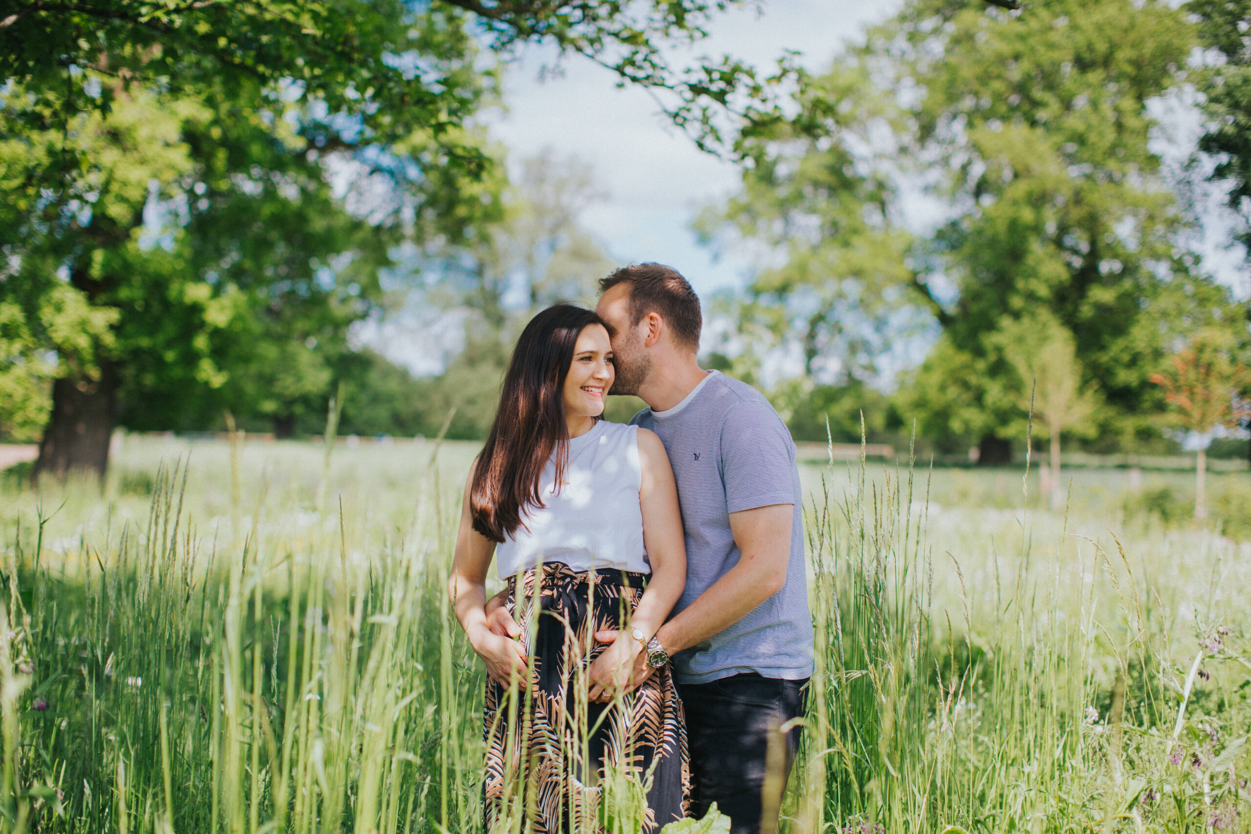 Engagement shoot serves as a memorable milestone in the couple's journey