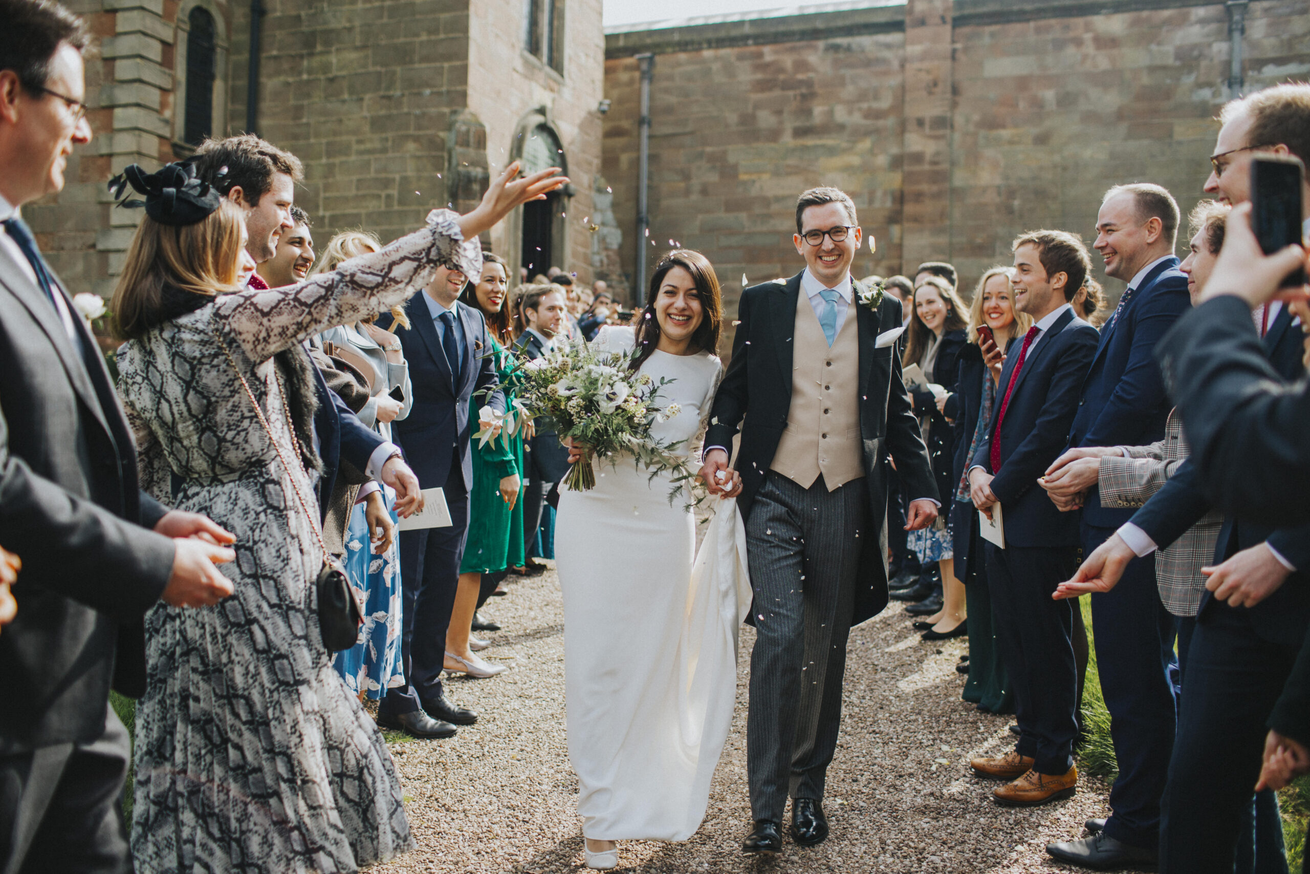 Intimate moments in a springtime celebration at Weston Park