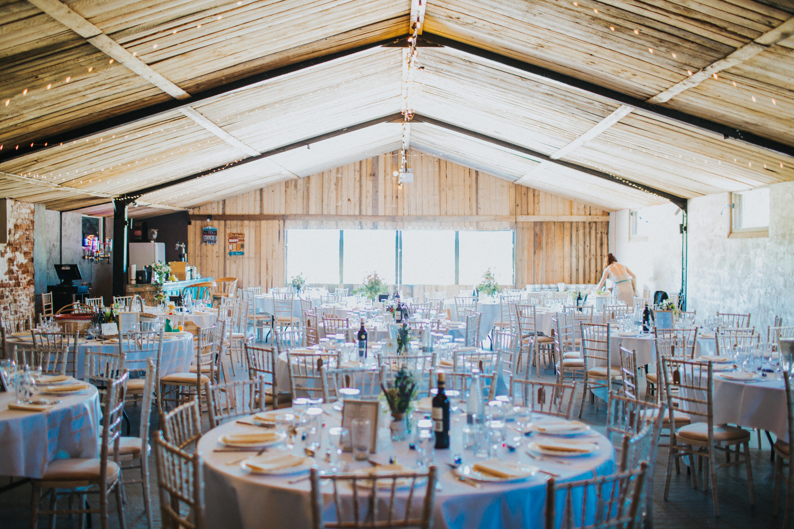 Stanford Farm's picturesque barn wedding venue