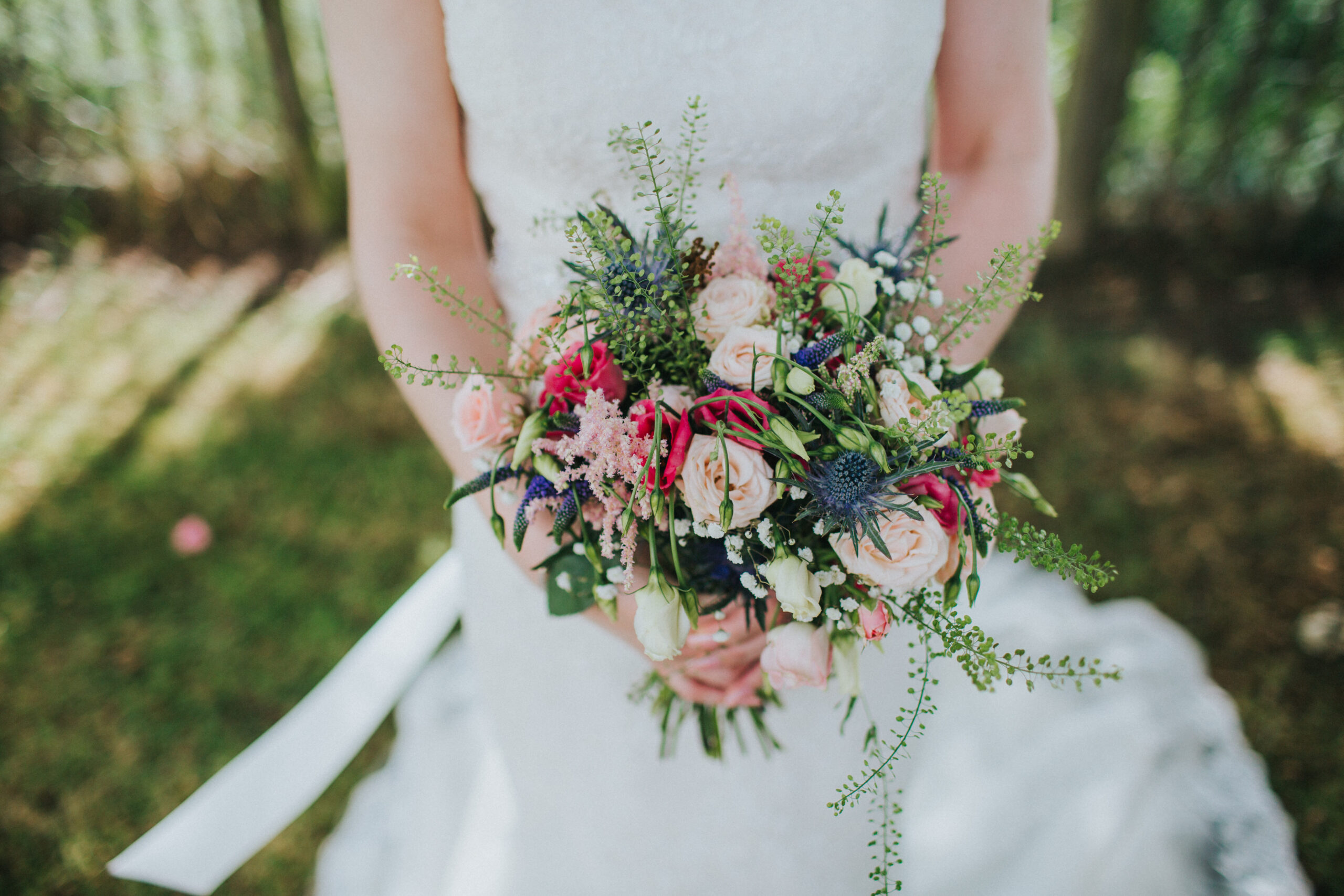 Bride's beautiful bridal bouquet