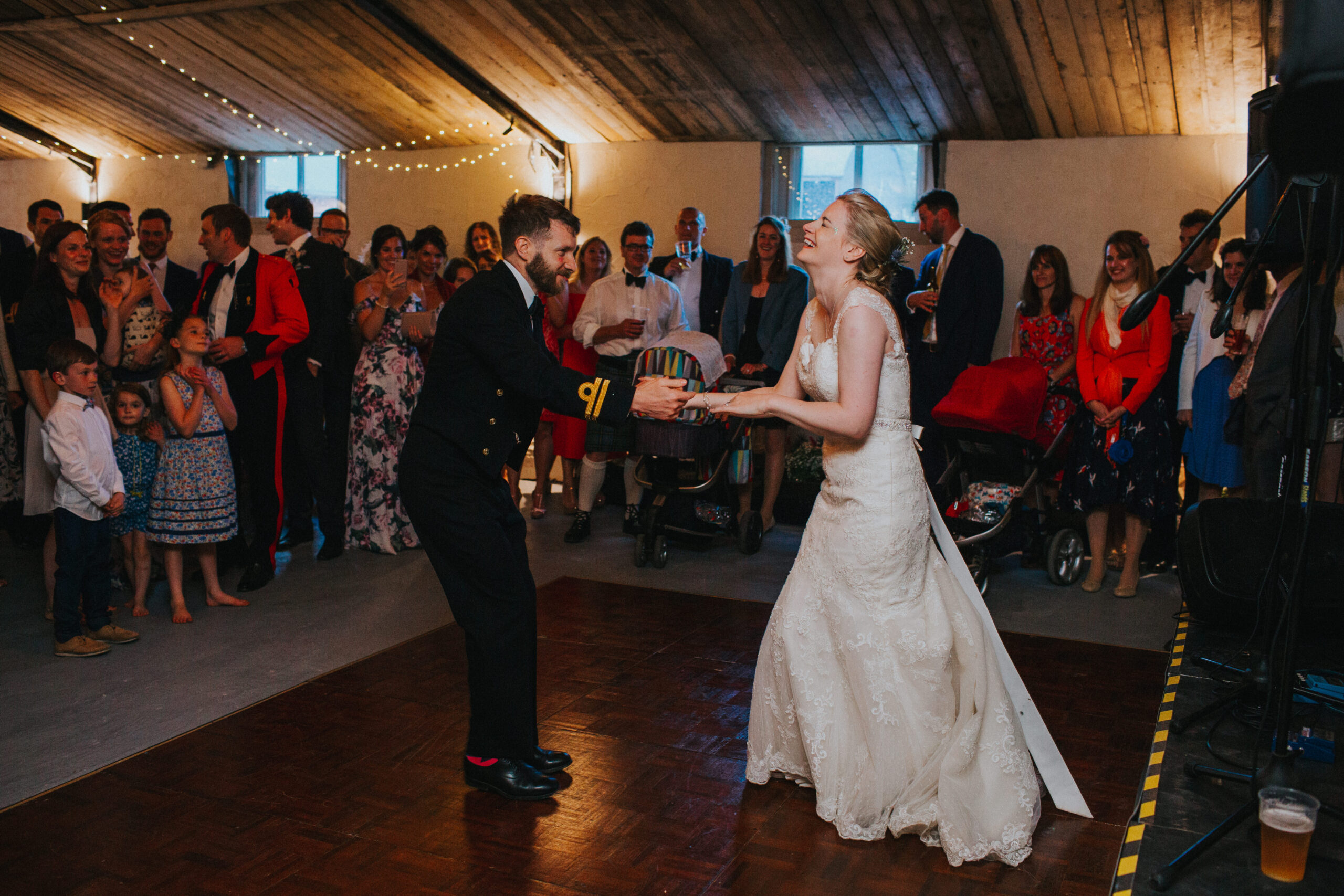 Bride and Groom sharing a dance