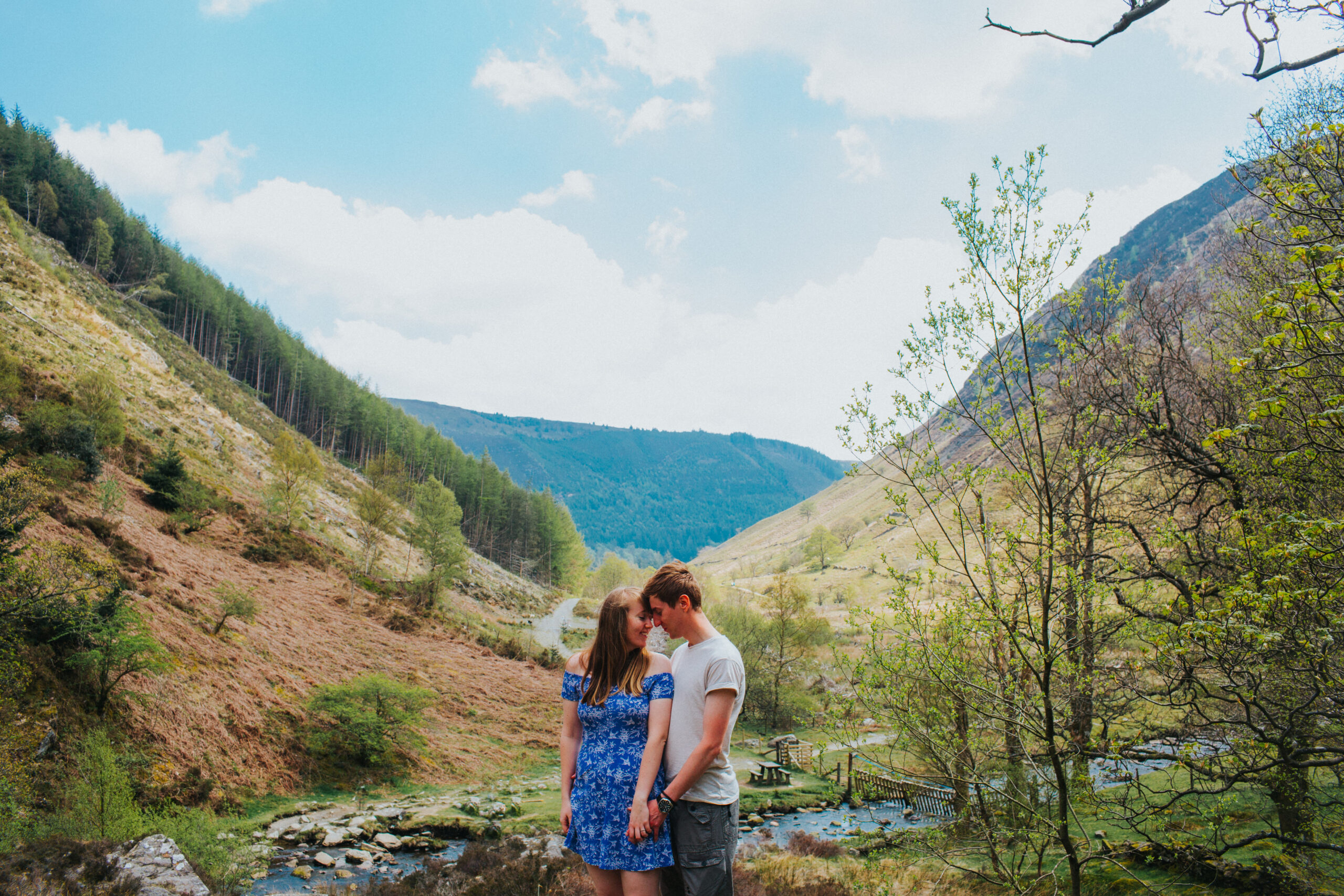 lake vrynwy engagement shoot