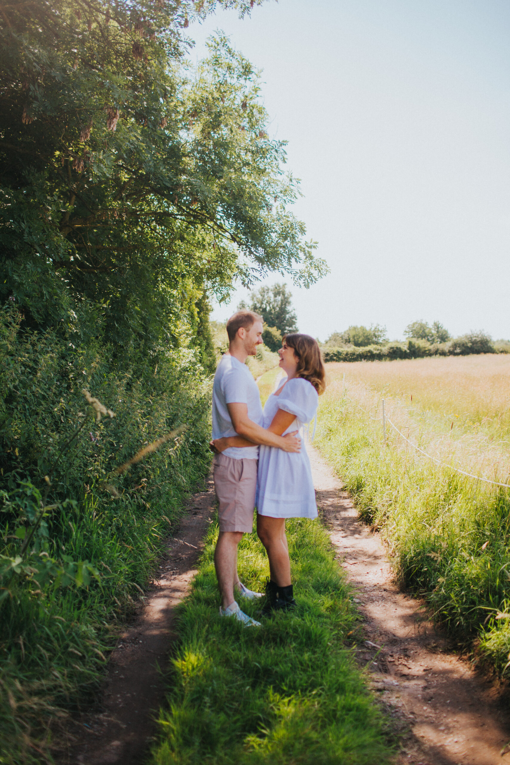 Shropshire engagement shoot