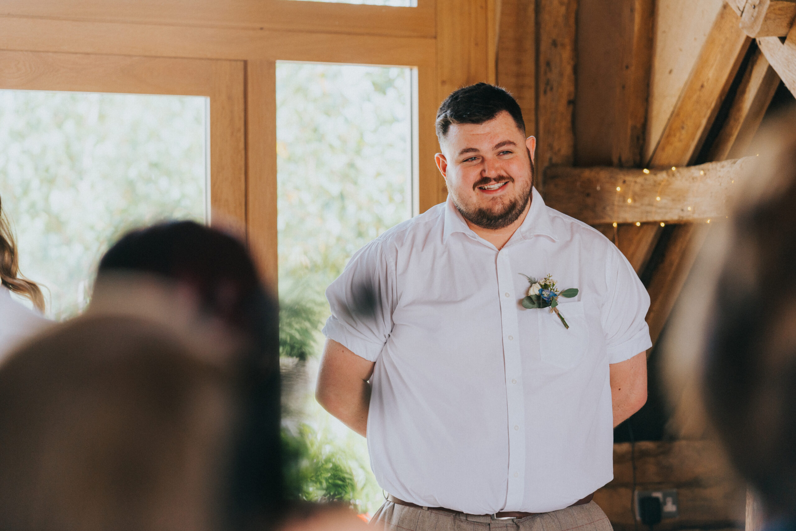 happy groom