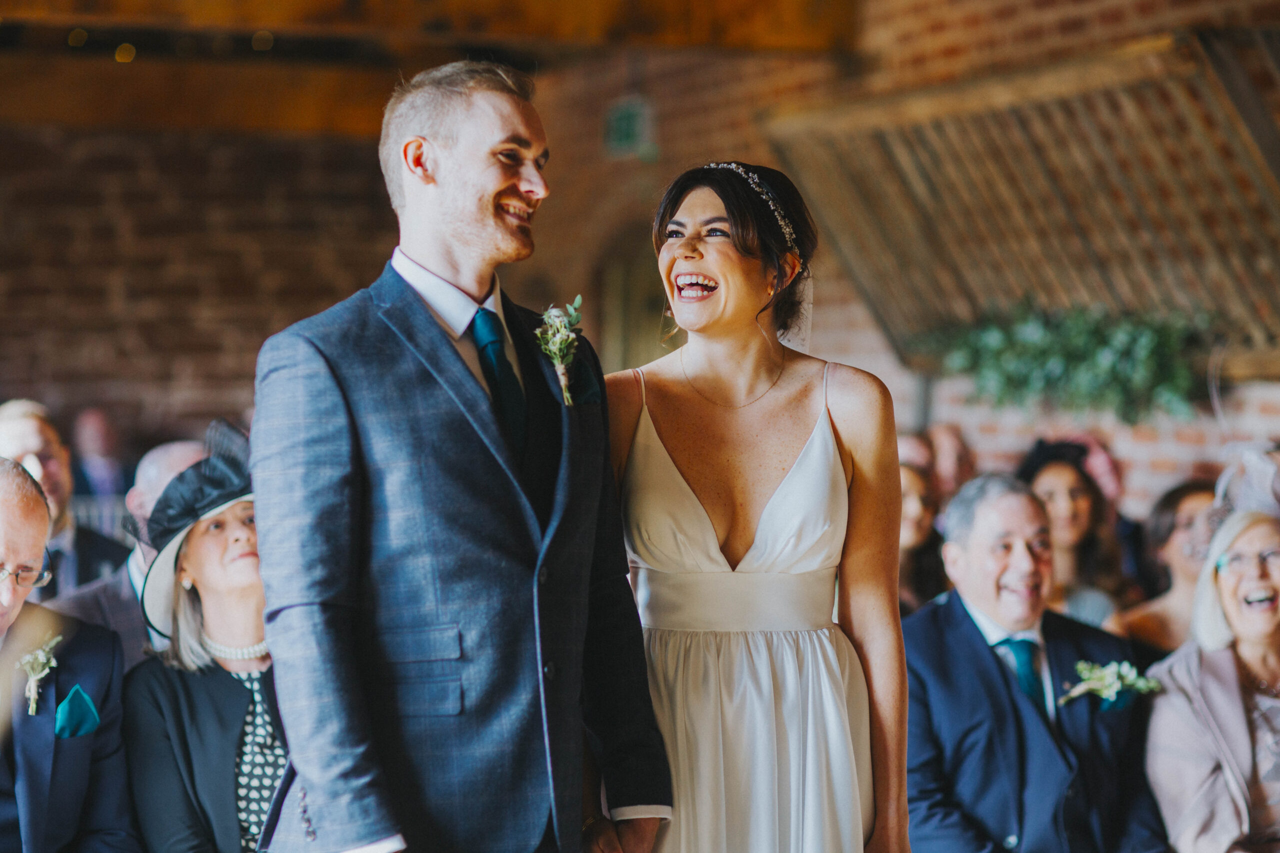 bridal barn wedding ceremony