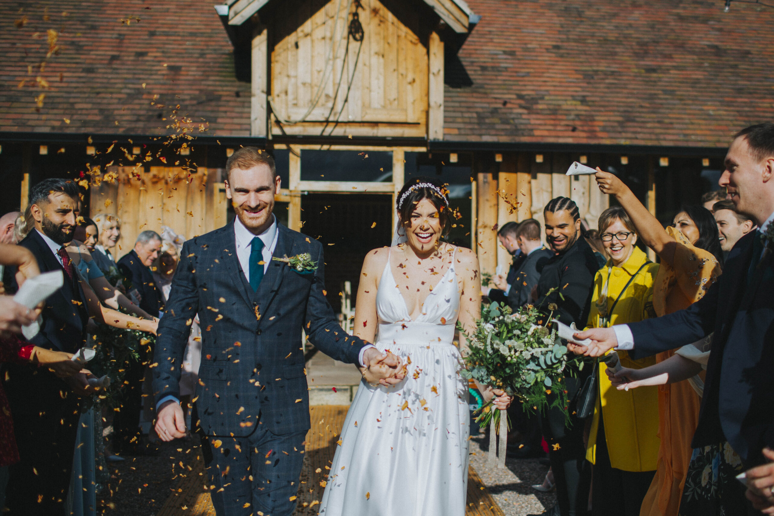 bridal barn confetti moment