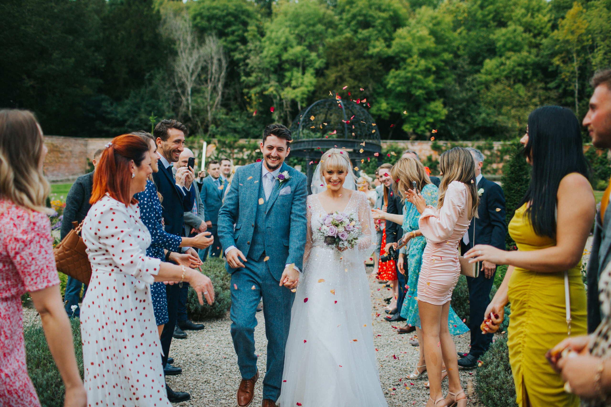 confetti at garthmyl hall