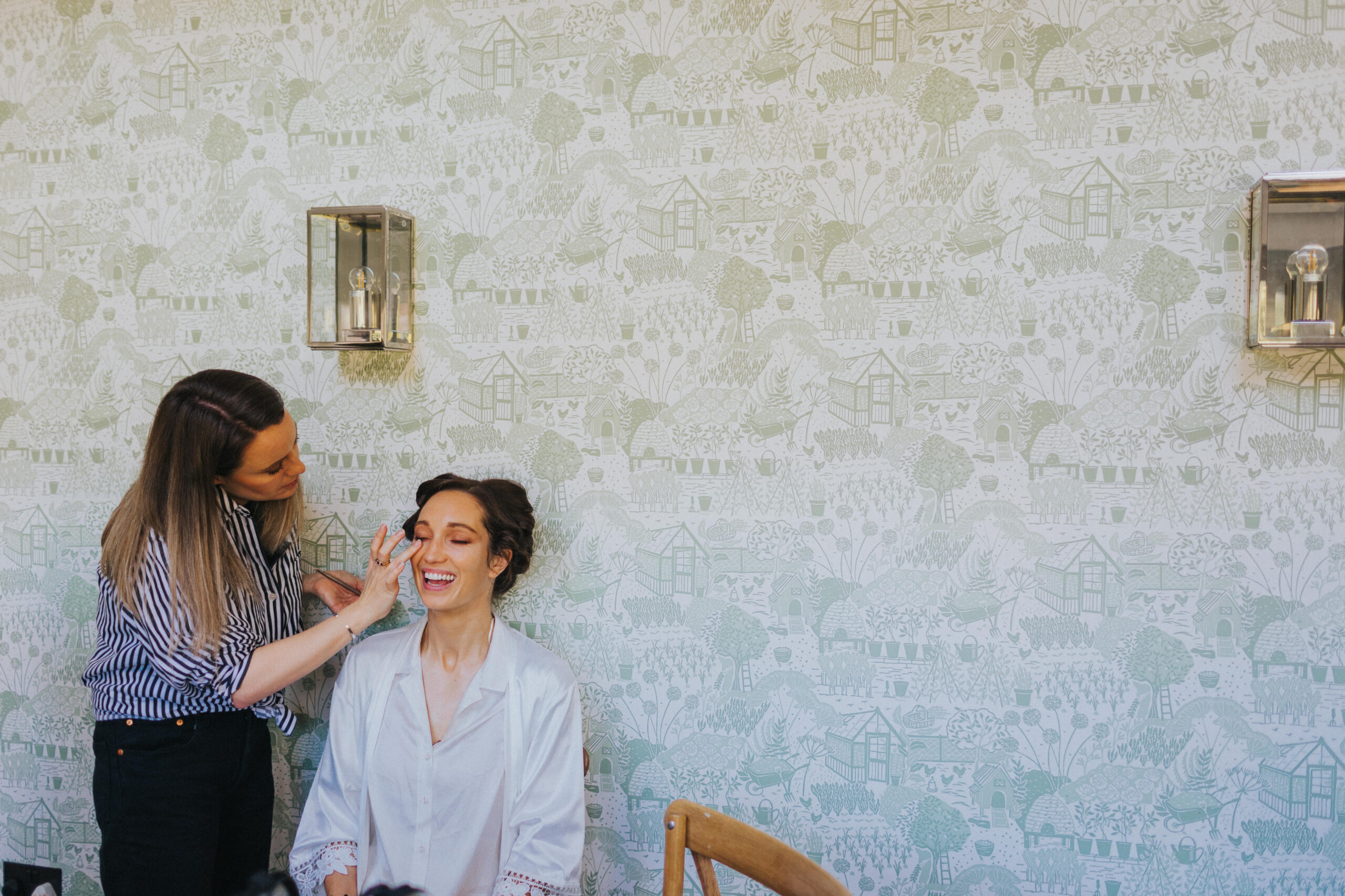 bridal prep at Iscoyd